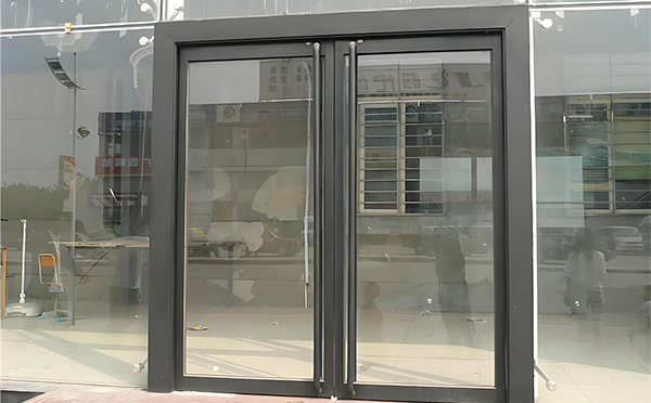 凉州玻璃地弹门