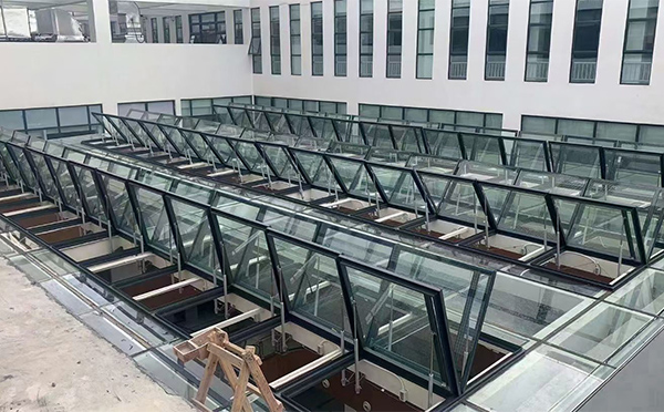 百安科技有限公司近期凉州排烟窗项目案例分享